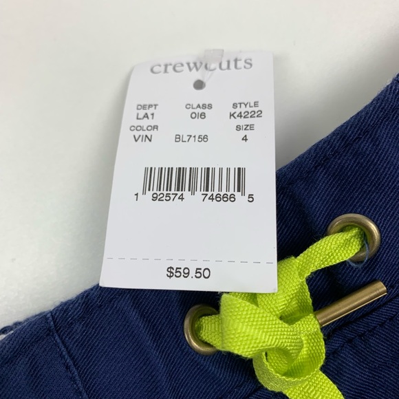Crewcuts boys twill blue joggers - Picture 4 of 5